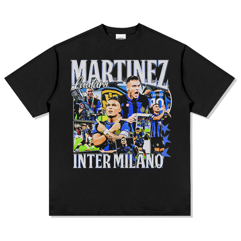 Inter Milano By Lautaro Martinez Tee Hoodie, Sweatshirt | CoreVibeTees.com (Image 1)
