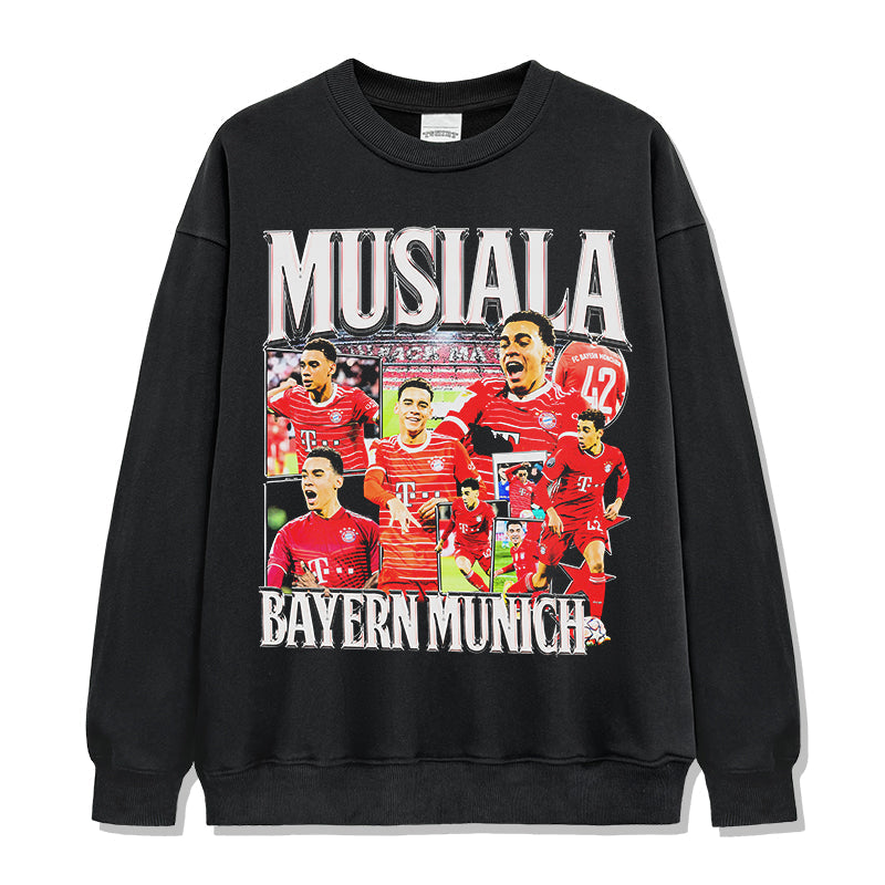 Bayern Munich By Musiala Sweatshirt T-Shirts, Hoodie | CoreVibeTees.com (Image 1)