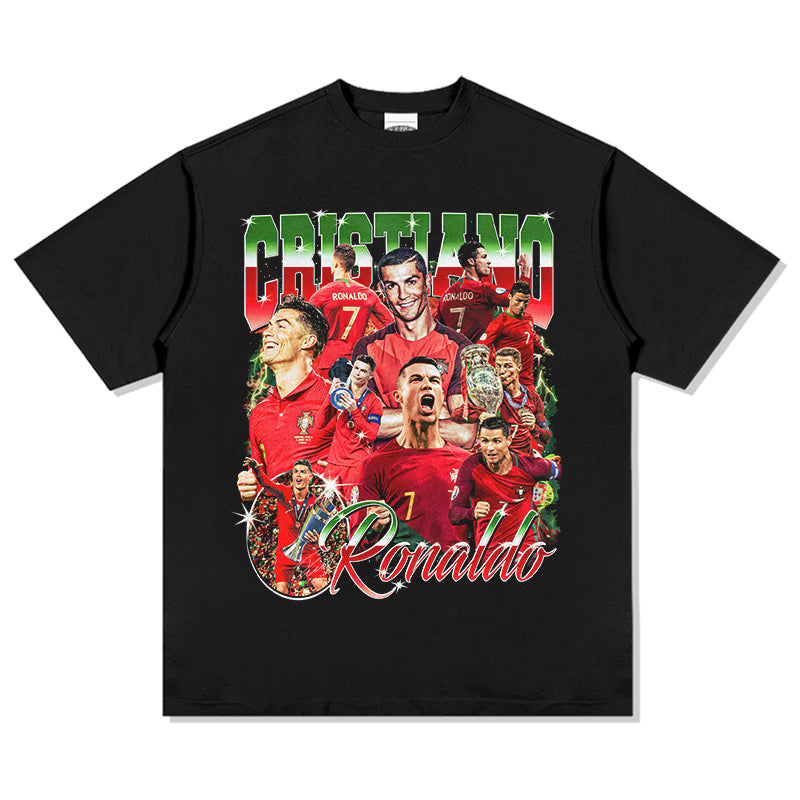 Cristiano Ronaldo Tee Style001 Hoodie, Sweatshirt | CoreVibeTees.com (Image 1)