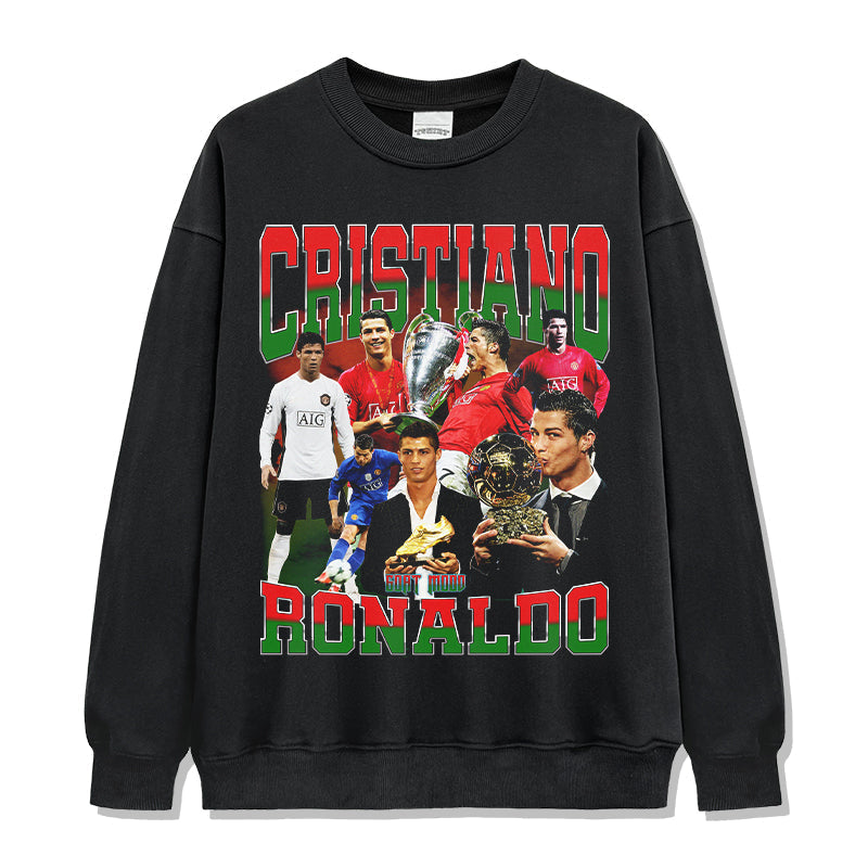 Cristiano Ronaldo Sweatshirt T-Shirts, Hoodie | CoreVibeTees.com (Image 1)