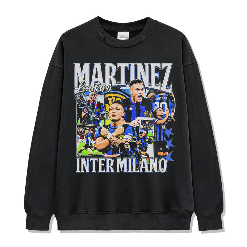 Inter Milano By Lautaro Martinez Sweatshirt T-Shirts, Hoodie | CoreVibeTees.com (Image 1)