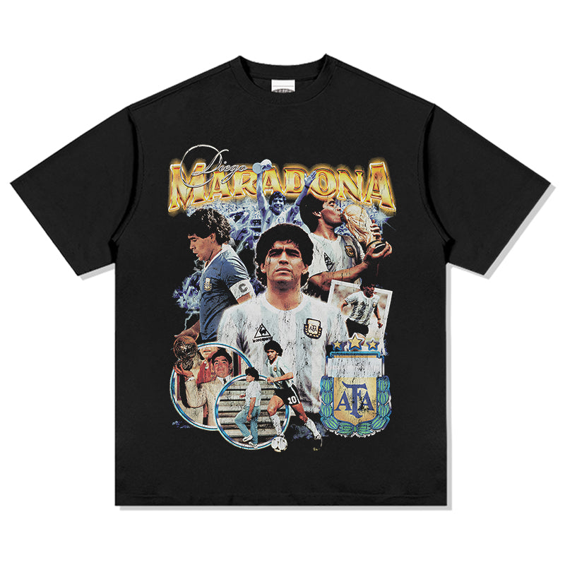 Diego Maradona â€œSignatureâ€ Tee Hoodie, Sweatshirt | CoreVibeTees.com (Image 1)
