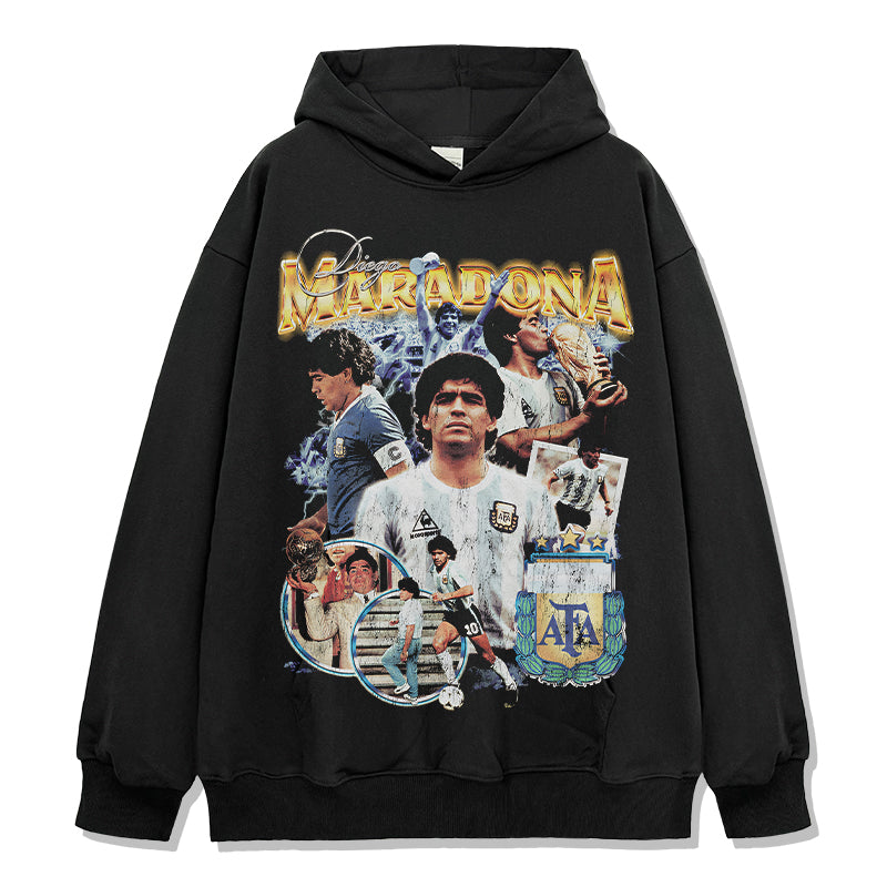 Diego Maradona â€œSignatureâ€ Hoodie T-Shirts, Sweatshirt | CoreVibeTees.com (Image 1)