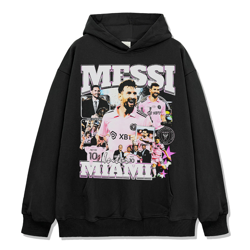 Inter Miami By Messi Hoodie T-Shirts, Sweatshirt | CoreVibeTees.com (Image 1)