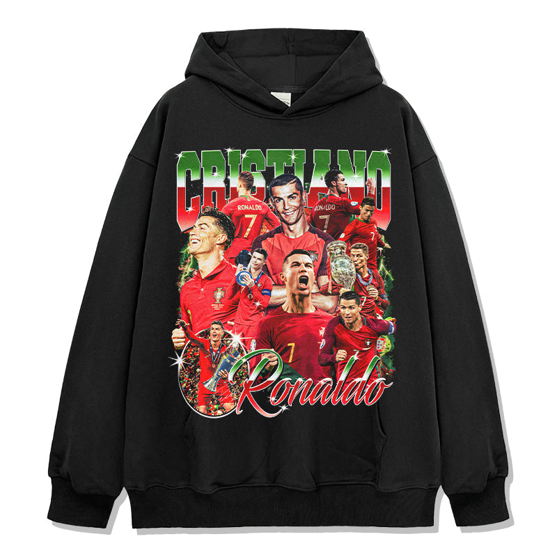 Cristiano Ronaldo Hoodie Style001 T-Shirts, Sweatshirt | CoreVibeTees.com (Image 1)