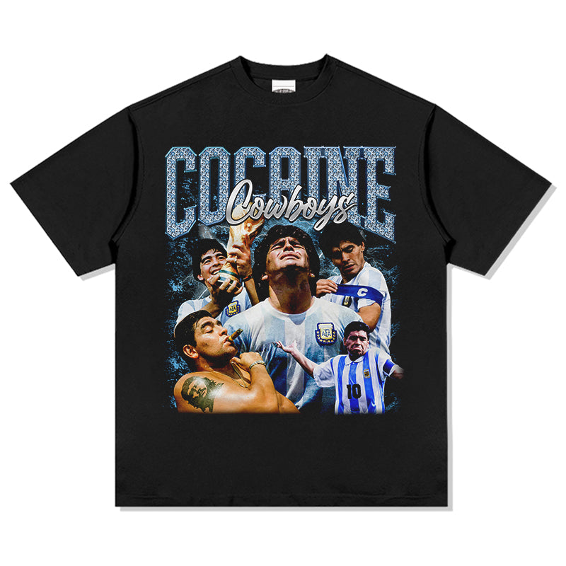 Cocaine Cowboys By Diego Maradona Tee Hoodie, Sweatshirt | CoreVibeTees.com (Image 1)