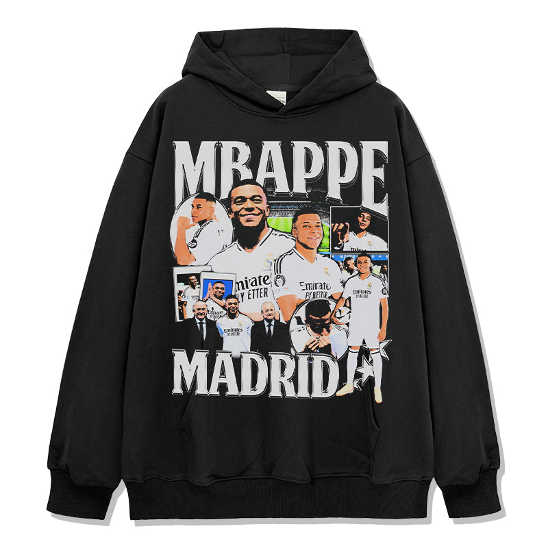 Madrid By MbappÃ© Hoodie T-Shirts, Sweatshirt | CoreVibeTees.com (Image 1)