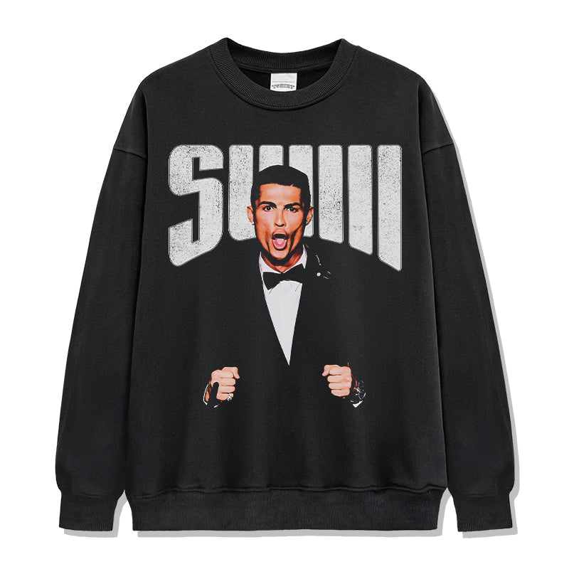 Suiii By Cristiano Ronaldo Sweatshirt T-Shirts, Hoodie | CoreVibeTees.com (Image 1)