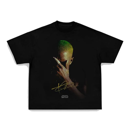 BLOND TEE Print Short Sleeve Graphic Unisex T-Shirt Menswear Top