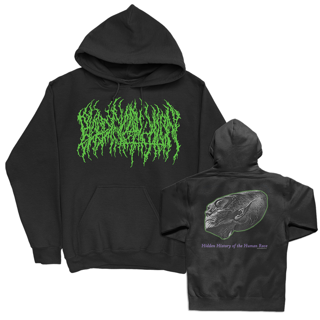 Hidden History Pullover Hoodie (Black) T-Shirts, Sweatshirt | CoreVibeTees.com (Image 1)