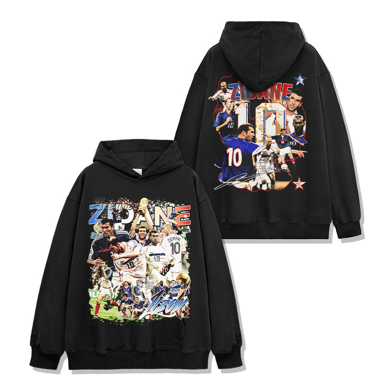 Zinedine Zidane â€œSignatureâ€Â Hoodie T-Shirts, Sweatshirt | CoreVibeTees.com (Image 1)