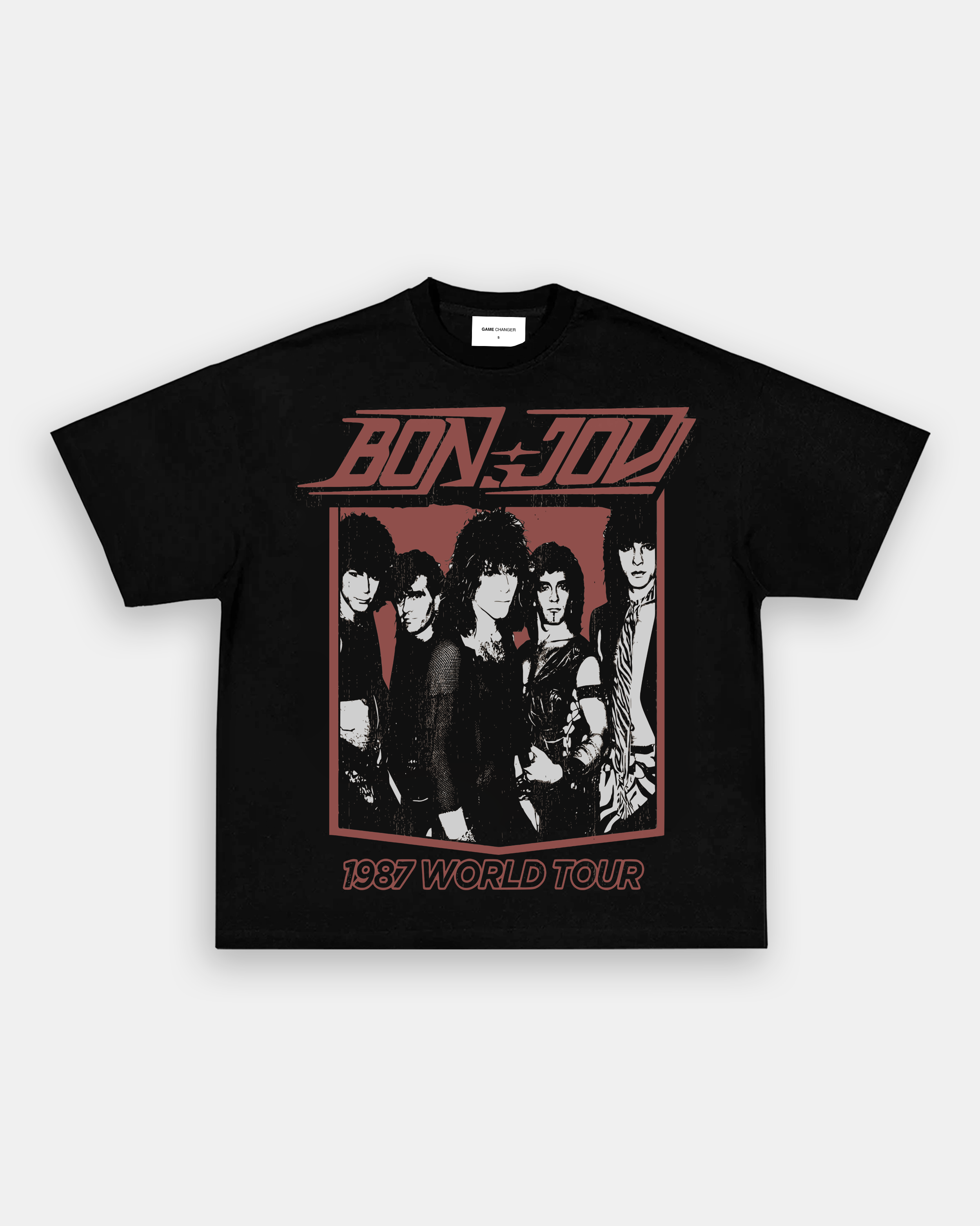 BON JOVI 1987 TEE Hoodie, Sweatshirt | CoreVibeTees.com (Image 5)