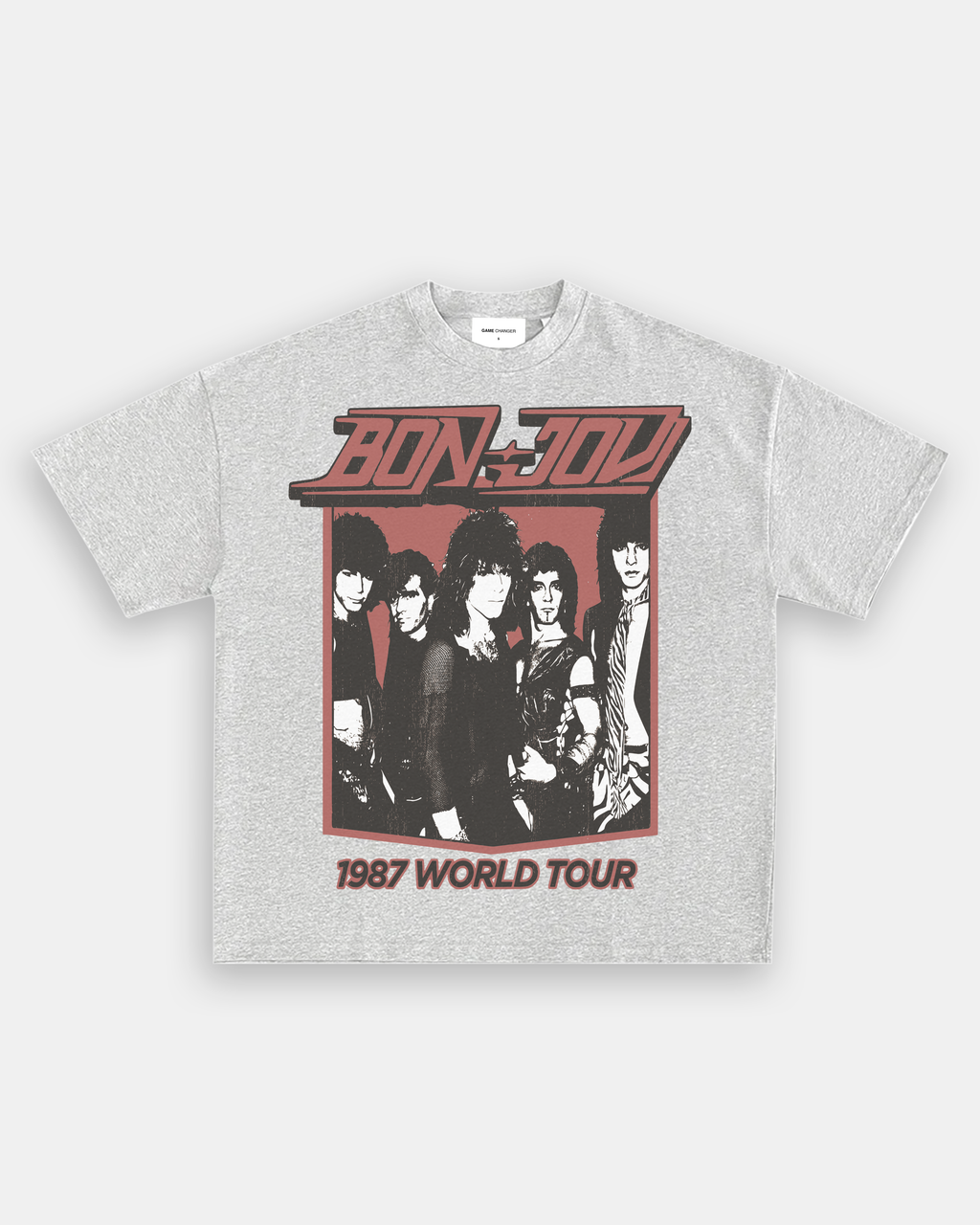 BON JOVI 1987 TEE Hoodie, Sweatshirt | CoreVibeTees.com (Image 2)