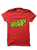 BRAAP Red Half Sleeve T-Shirt Hoodie, Sweatshirt | CoreVibeTees.com
