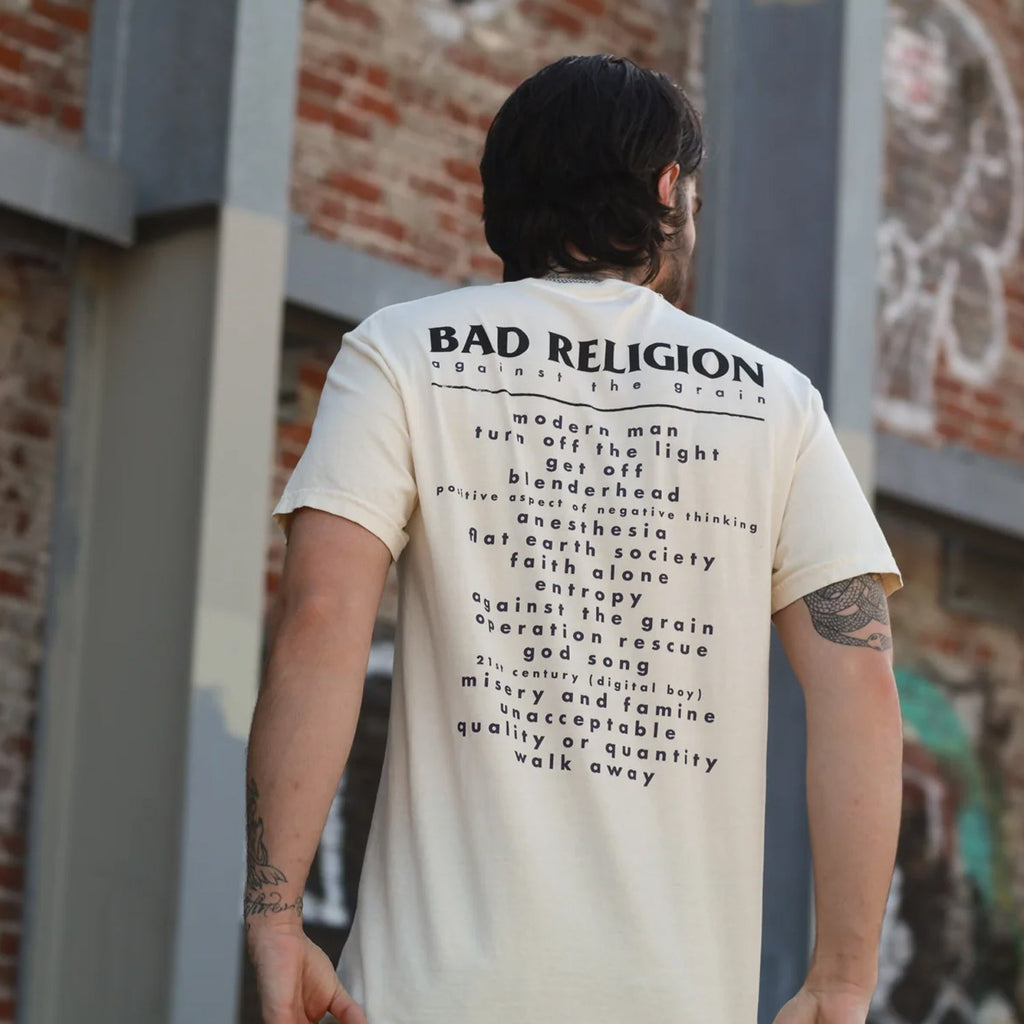 Against The Grain Track List T-Shirt (Ivory) Hoodie, Sweatshirt | CoreVibeTees.com (Image 3)