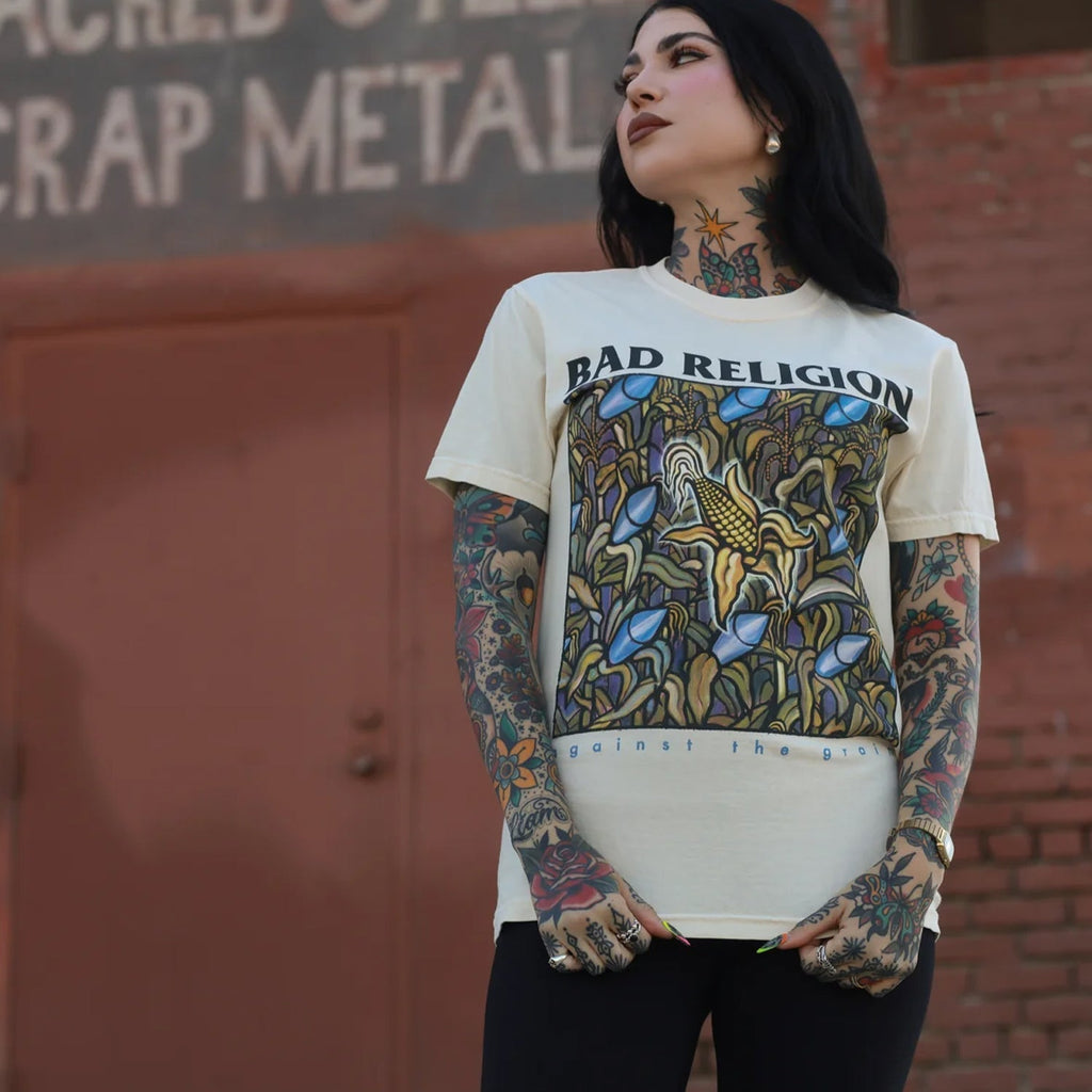 Against The Grain Track List T-Shirt (Ivory) Hoodie, Sweatshirt | CoreVibeTees.com (Image 2)