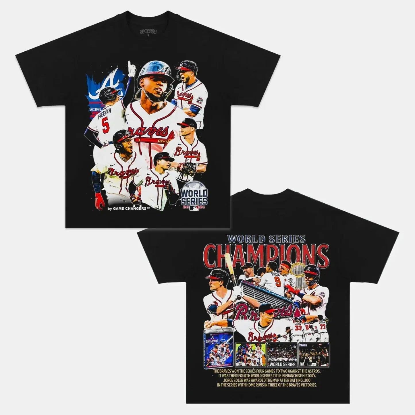 Braves Back Design TEE Hoodie, Sweatshirt | CoreVibeTees.com (Image 1)