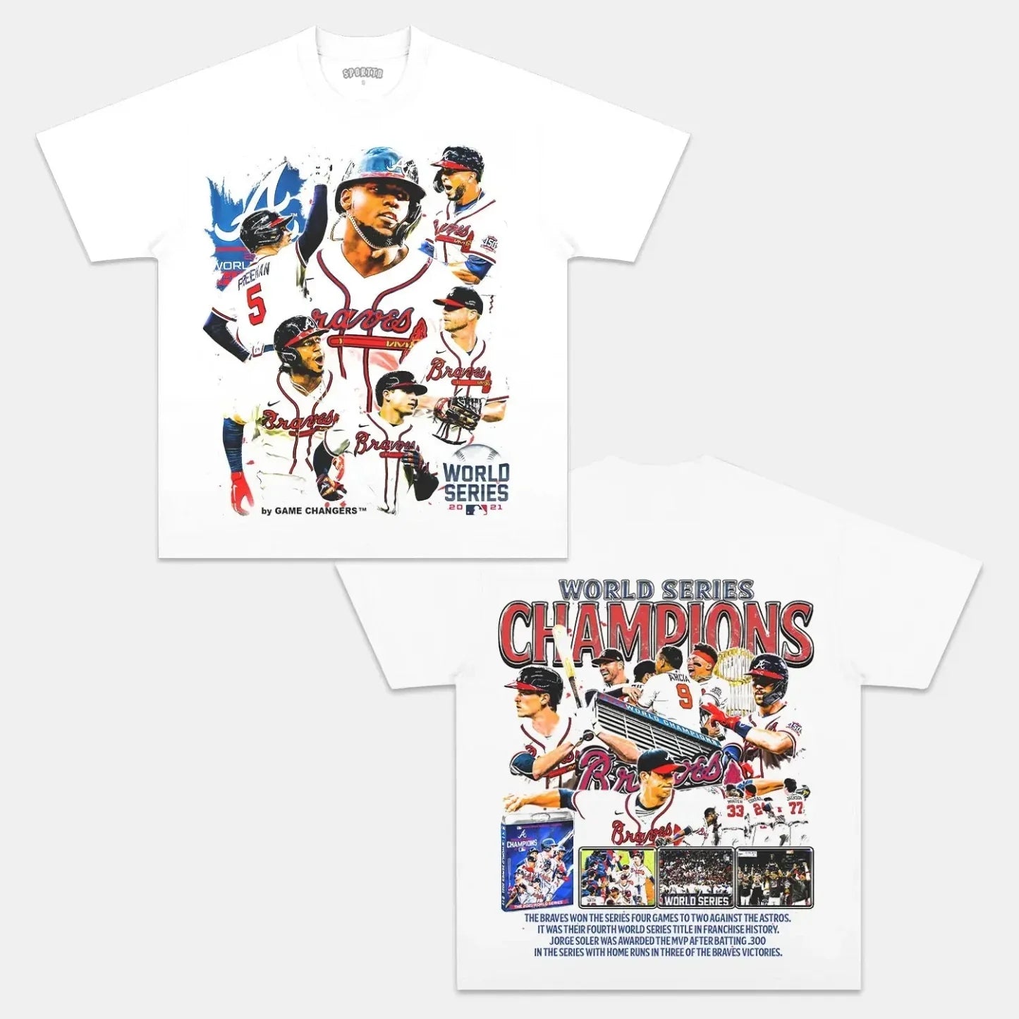 Braves Back Design TEE Hoodie, Sweatshirt | CoreVibeTees.com (Image 2)