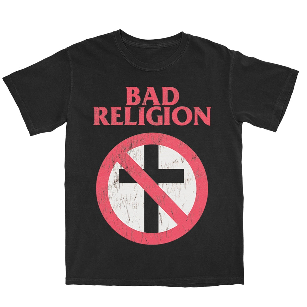 Distressed Big Crossbuster Tee (Black) Hoodie, Sweatshirt | CoreVibeTees.com (Image 1)