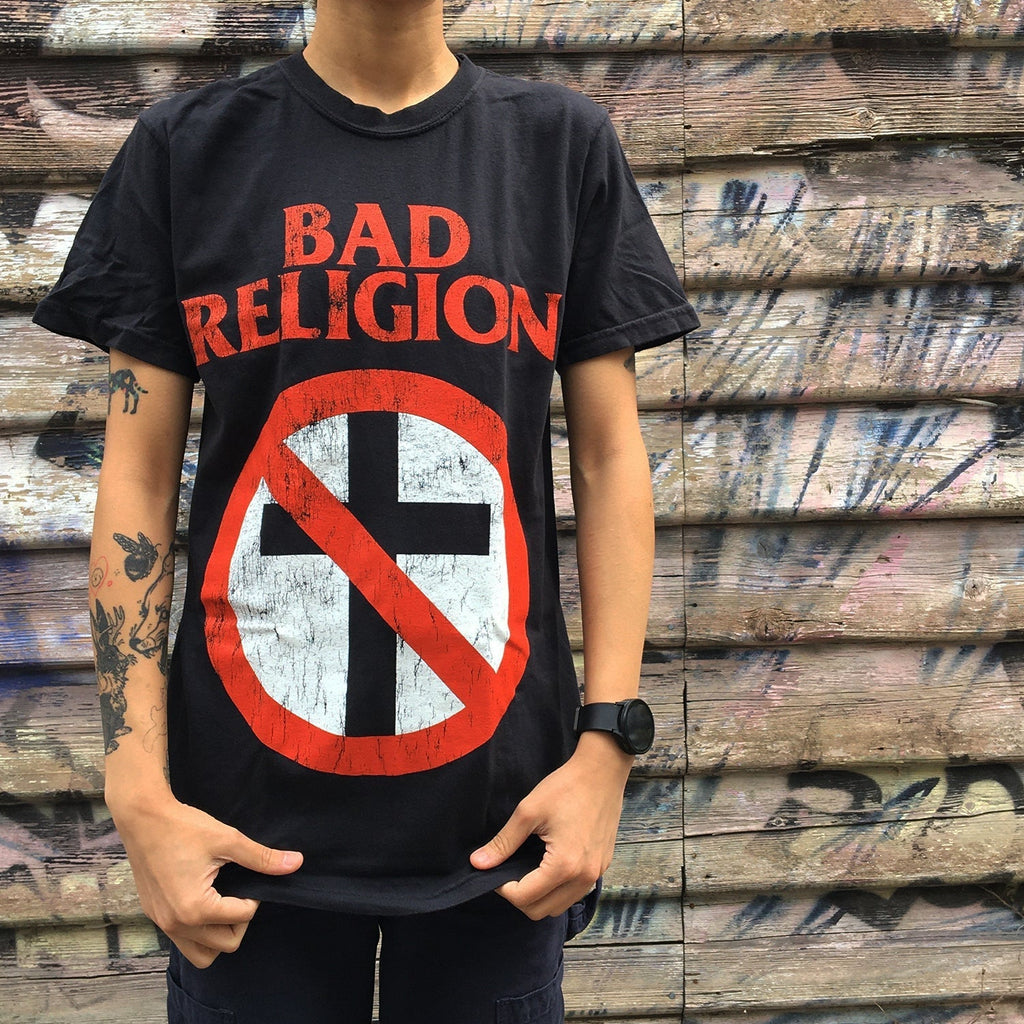 Distressed Big Crossbuster Tee (Black) Hoodie, Sweatshirt | CoreVibeTees.com (Image 2)