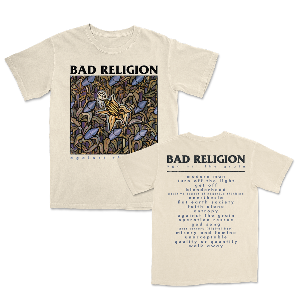 Against The Grain Track List T-Shirt (Ivory) Hoodie, Sweatshirt | CoreVibeTees.com (Image 1)
