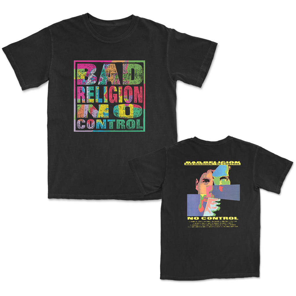 No Control Track List T-Shirt (Black) Hoodie, Sweatshirt | CoreVibeTees.com (Image 1)