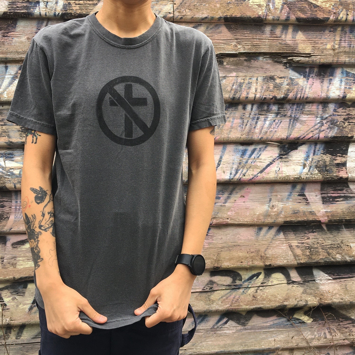 Spray Crossbuster Tee (Pepper) Hoodie, Sweatshirt | CoreVibeTees.com (Image 2)