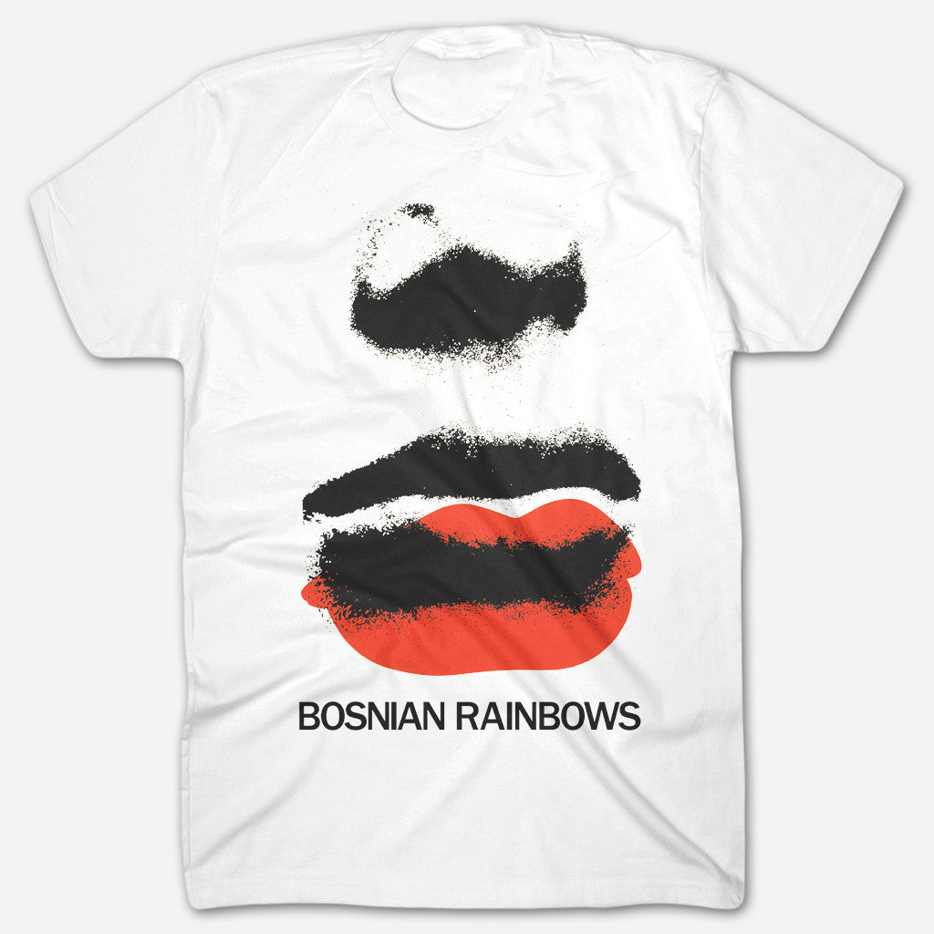 Bosnian Rainbows - Lips White T-Shirt Hoodie, Sweatshirt | CoreVibeTees.com (Image 1)