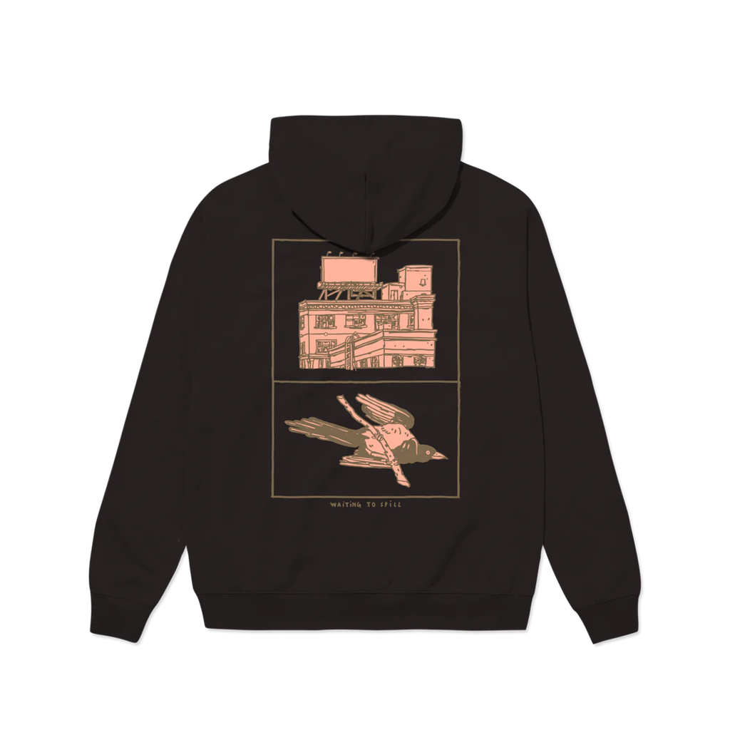 Waiting To Spill Hoodie - Black T-Shirts, Sweatshirt | CoreVibeTees.com (Image 3)