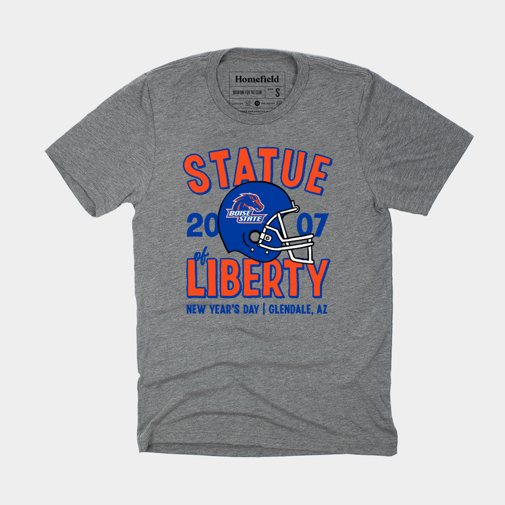 Boise State Statue of Liberty Vintage T-Shirt Hoodie, Sweatshirt | CoreVibeTees.com