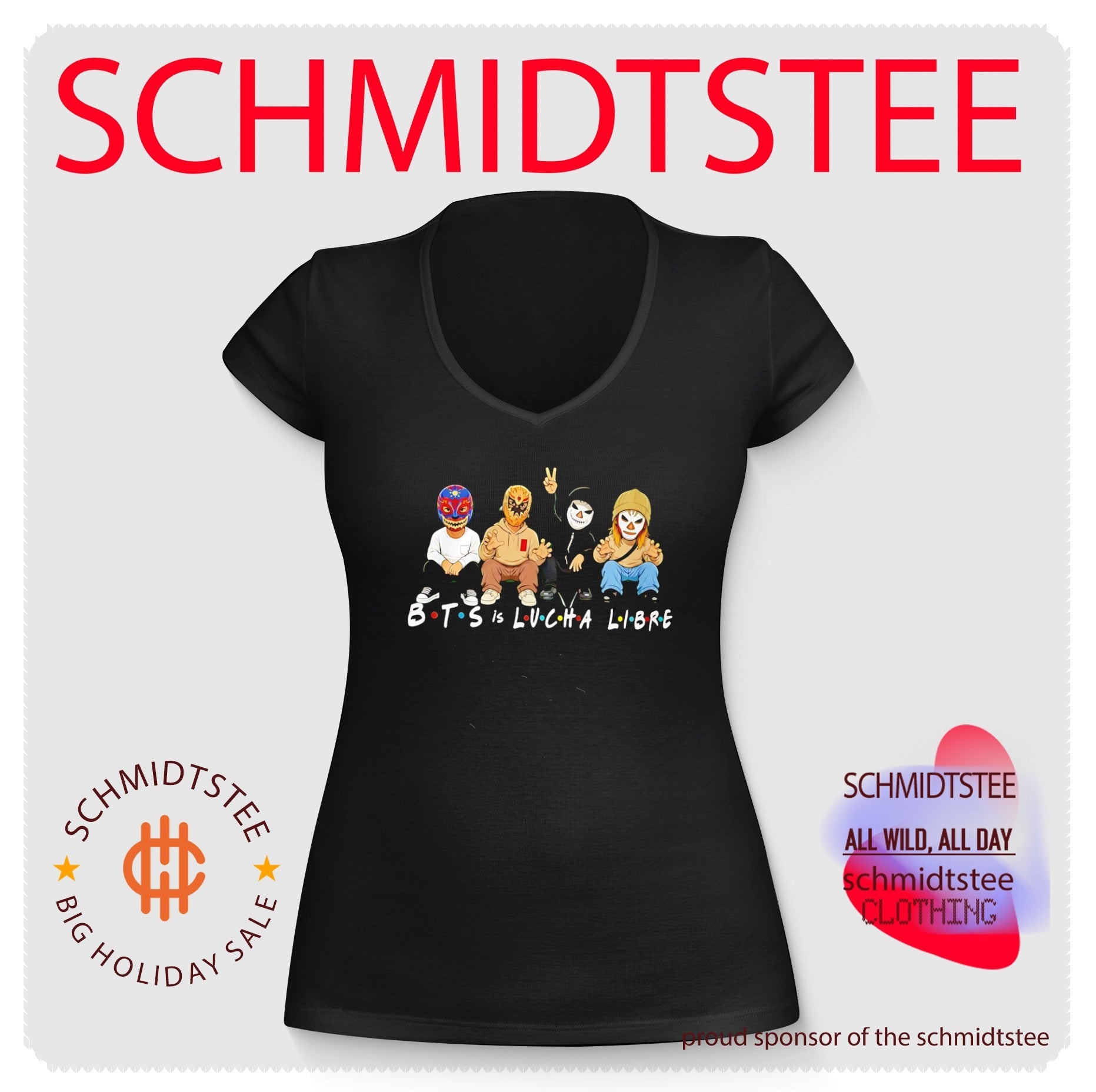 BTS Is Lucha Libre Friends Style Masked shirt