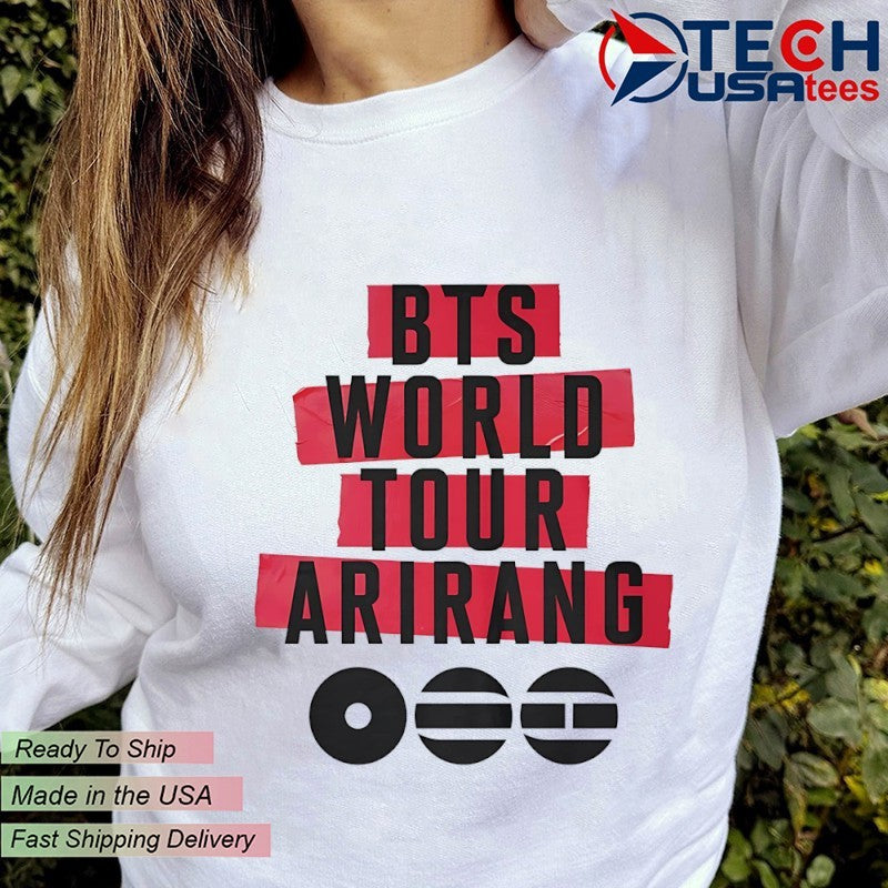 BTS World Tour Arirang 2026 shirt