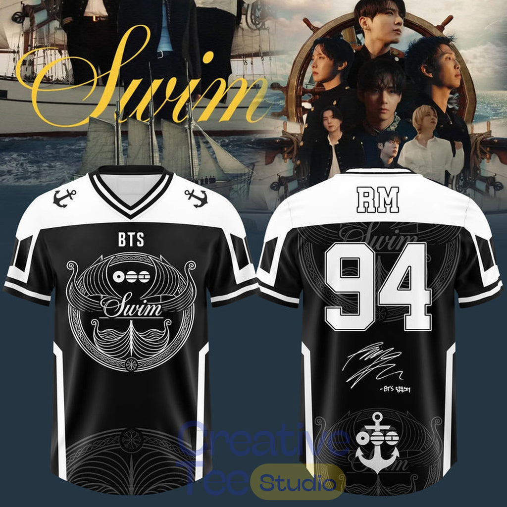 BTS – Swim Arirang Album Mixed Football Jersey
