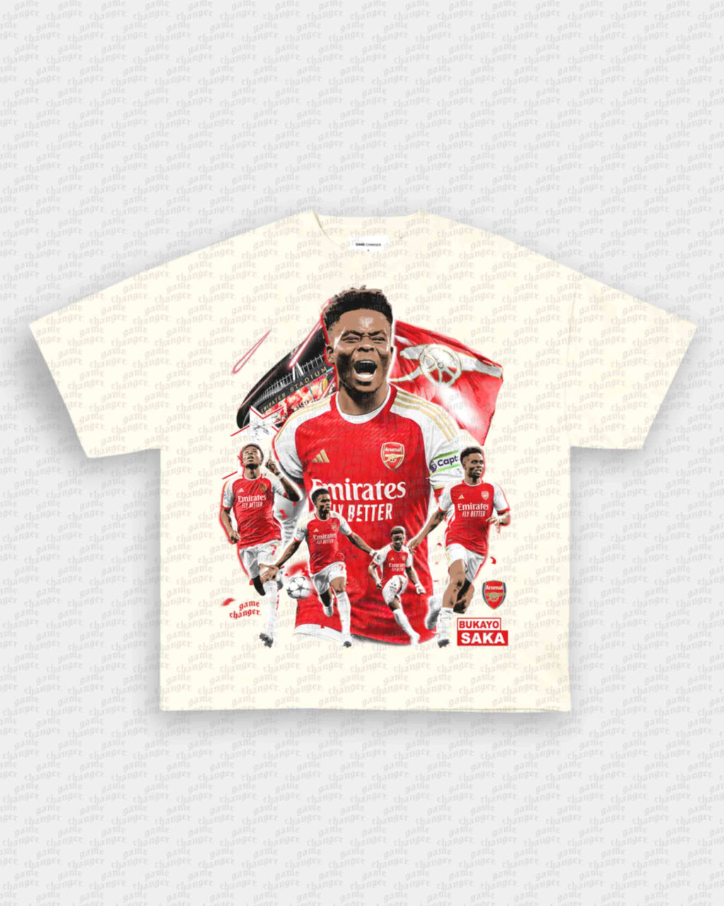 BUKAYO SAKA TEE Hoodie, Sweatshirt | CoreVibeTees.com (Image 3)