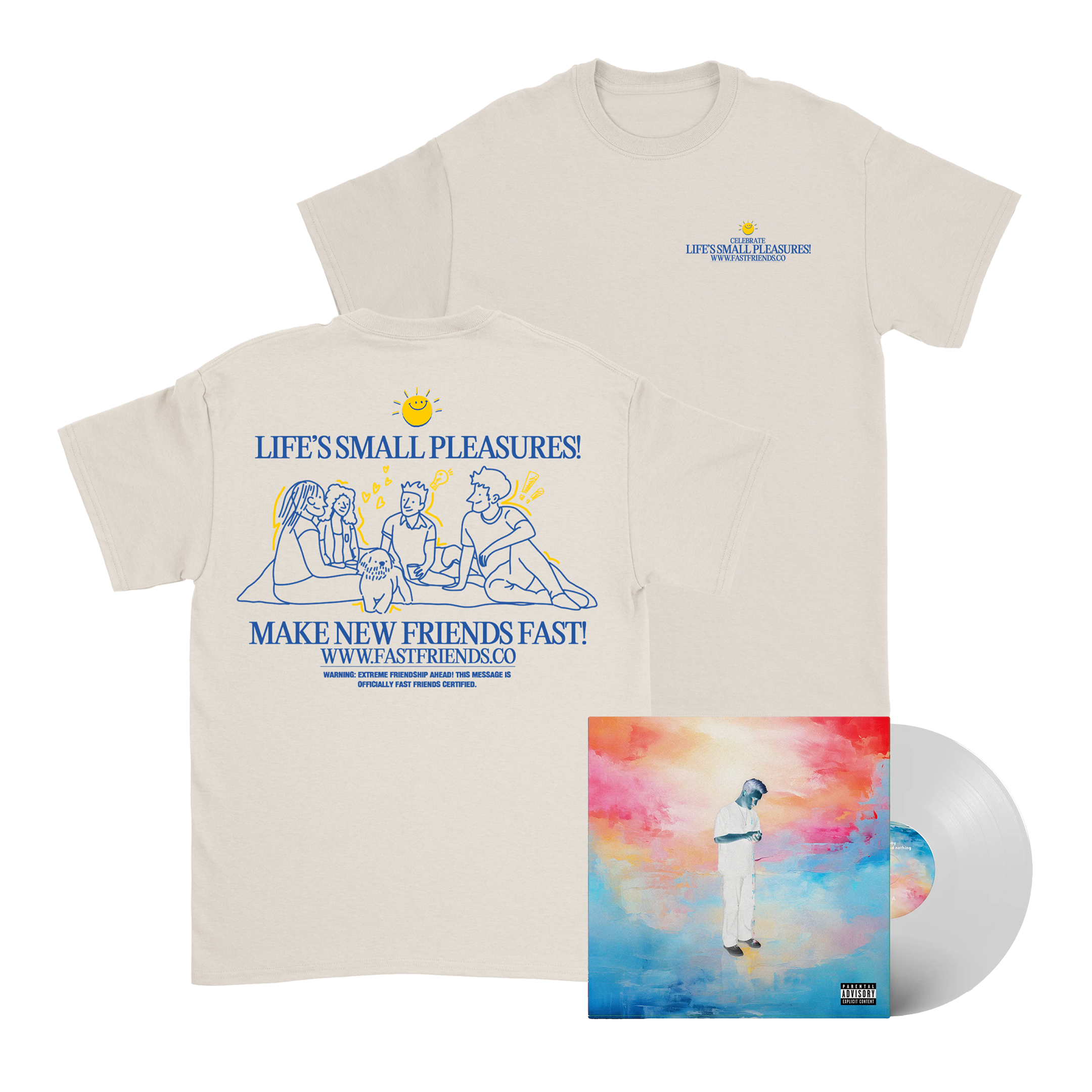 Life's Small Pleasures Tee + Everything and Nothing Vinyl (Glow In The Dark) Bundle Hoodie, Sweatshirt | CoreVibeTees.com