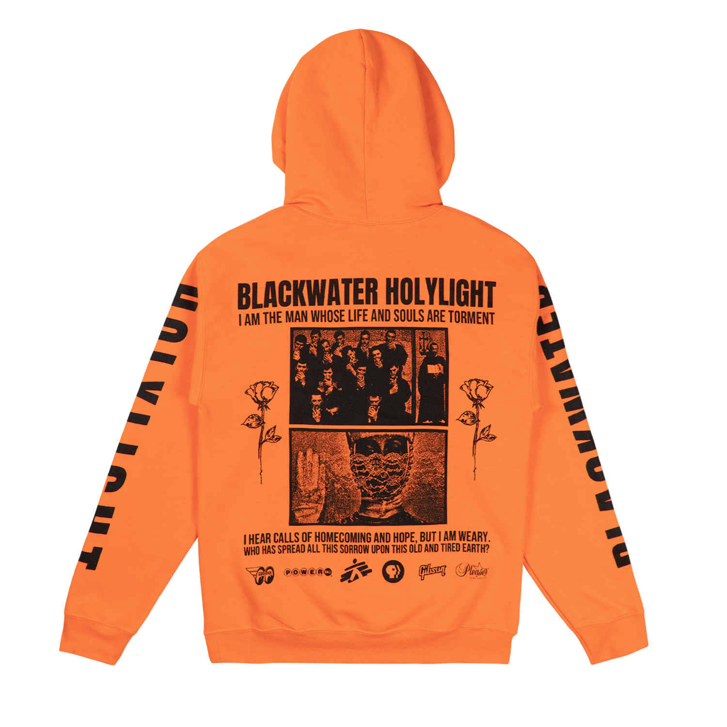 Blackwater Holylight - Old And Tired Earth Hoodie - ORANGE T-Shirts, Sweatshirt | CoreVibeTees.com (Image 1)