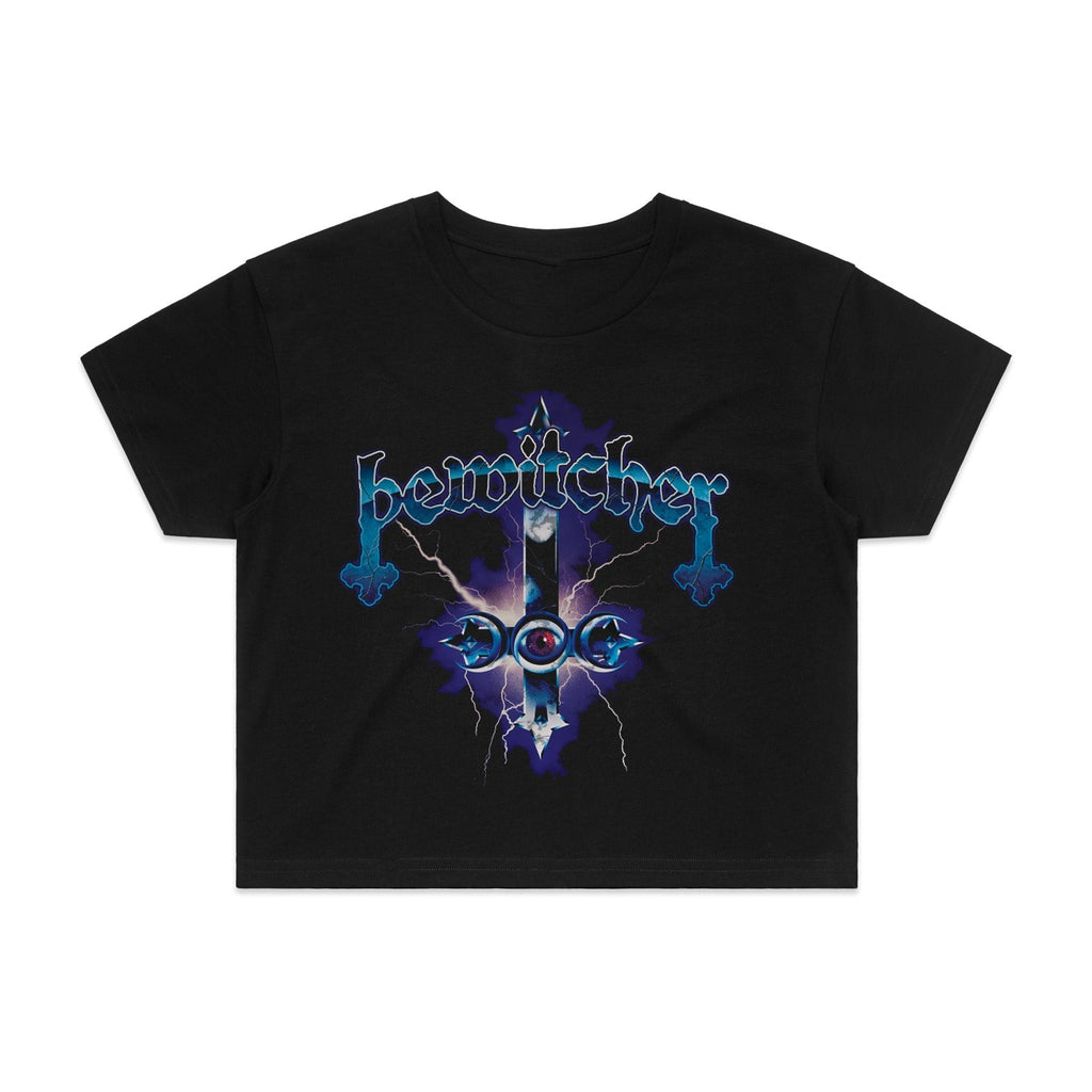 Bewitcher - Spell Shock ladies cropped t-shirt Hoodie, Sweatshirt | CoreVibeTees.com