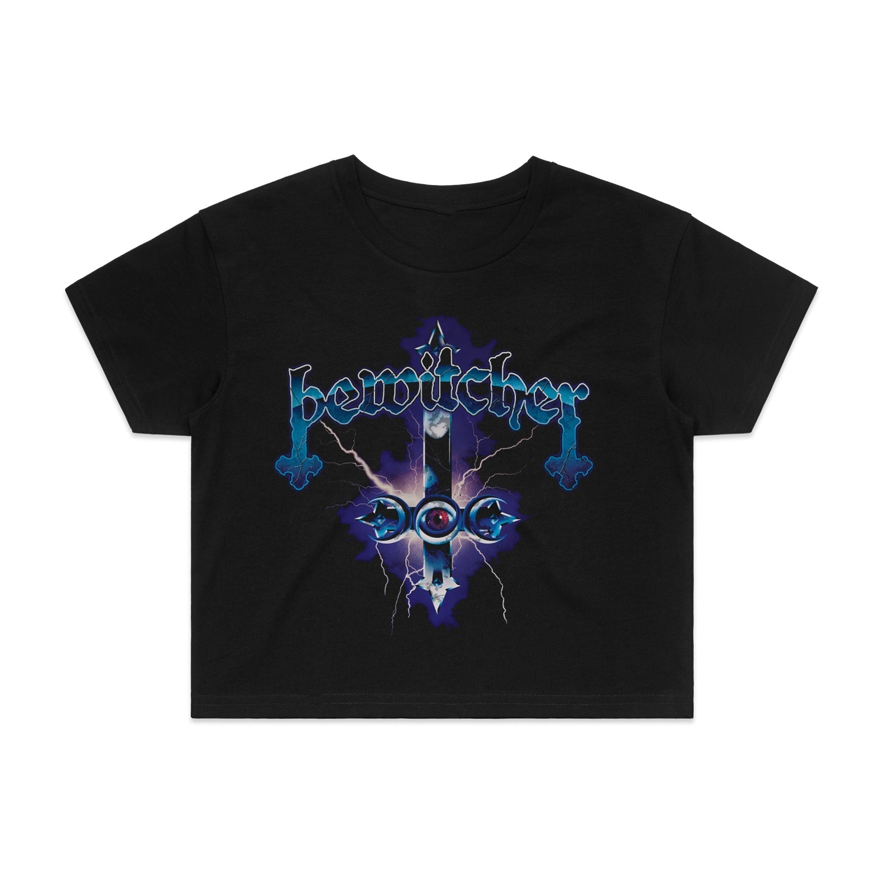Bewitcher - Spell Shock ladies cropped t-shirt Hoodie, Sweatshirt | CoreVibeTees.com
