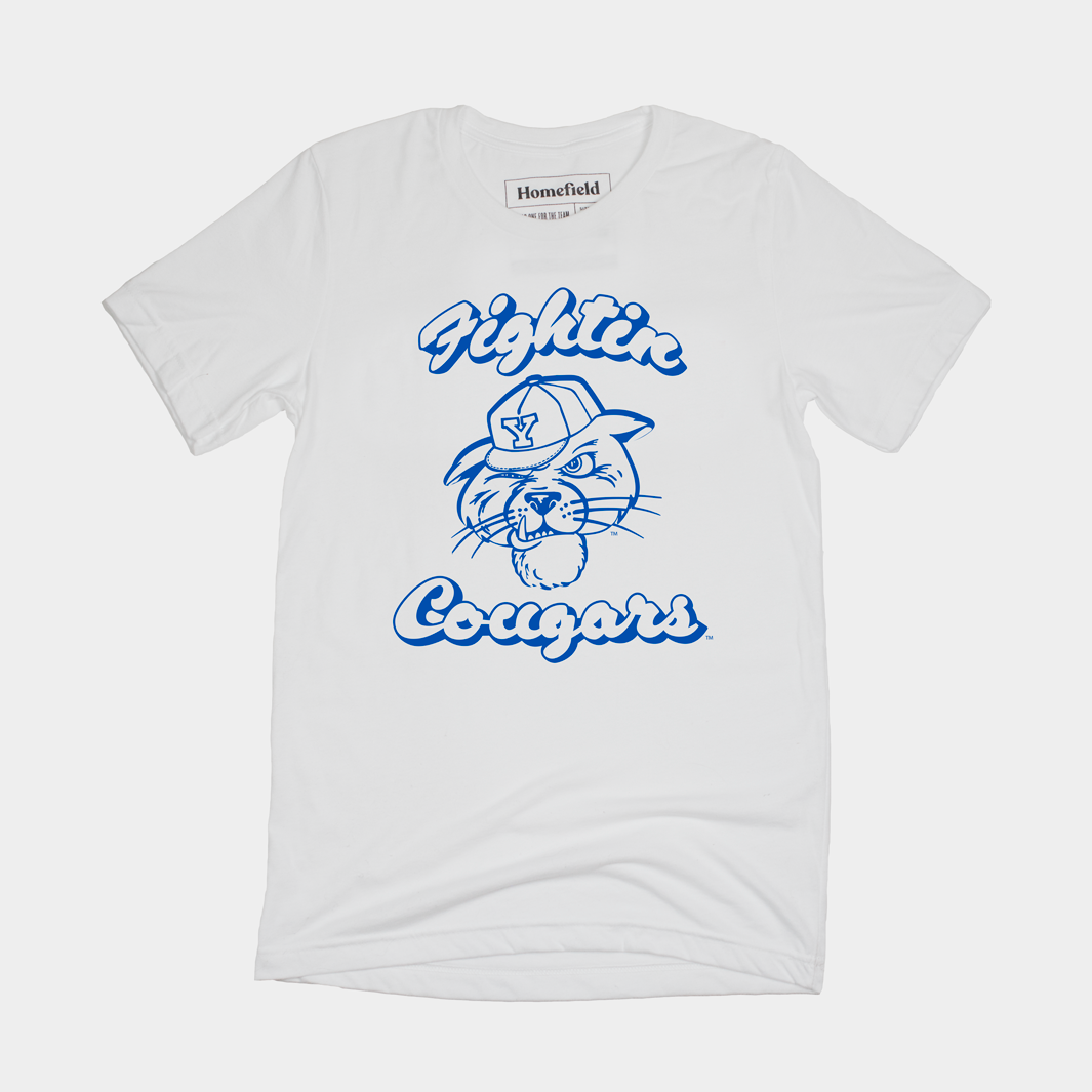 90s BYU "Fightin' Cougars" T-Shirt Style001 Hoodie, Sweatshirt | CoreVibeTees.com