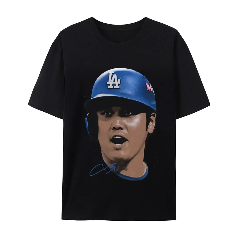 Angeles Dodgers Shohei Ohtani Back Design TEE Hoodie, Sweatshirt | CoreVibeTees.com (Image 2)