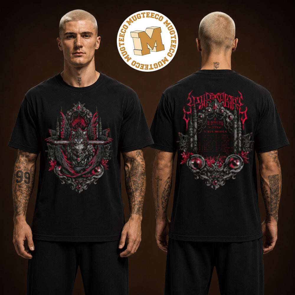 Babymetal World Tour 2026 North America Bite The Blade Two Sided Unisex T Shirt