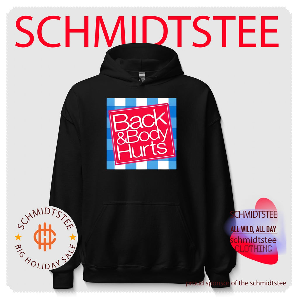 Back and body hurts parody graphic shirt
