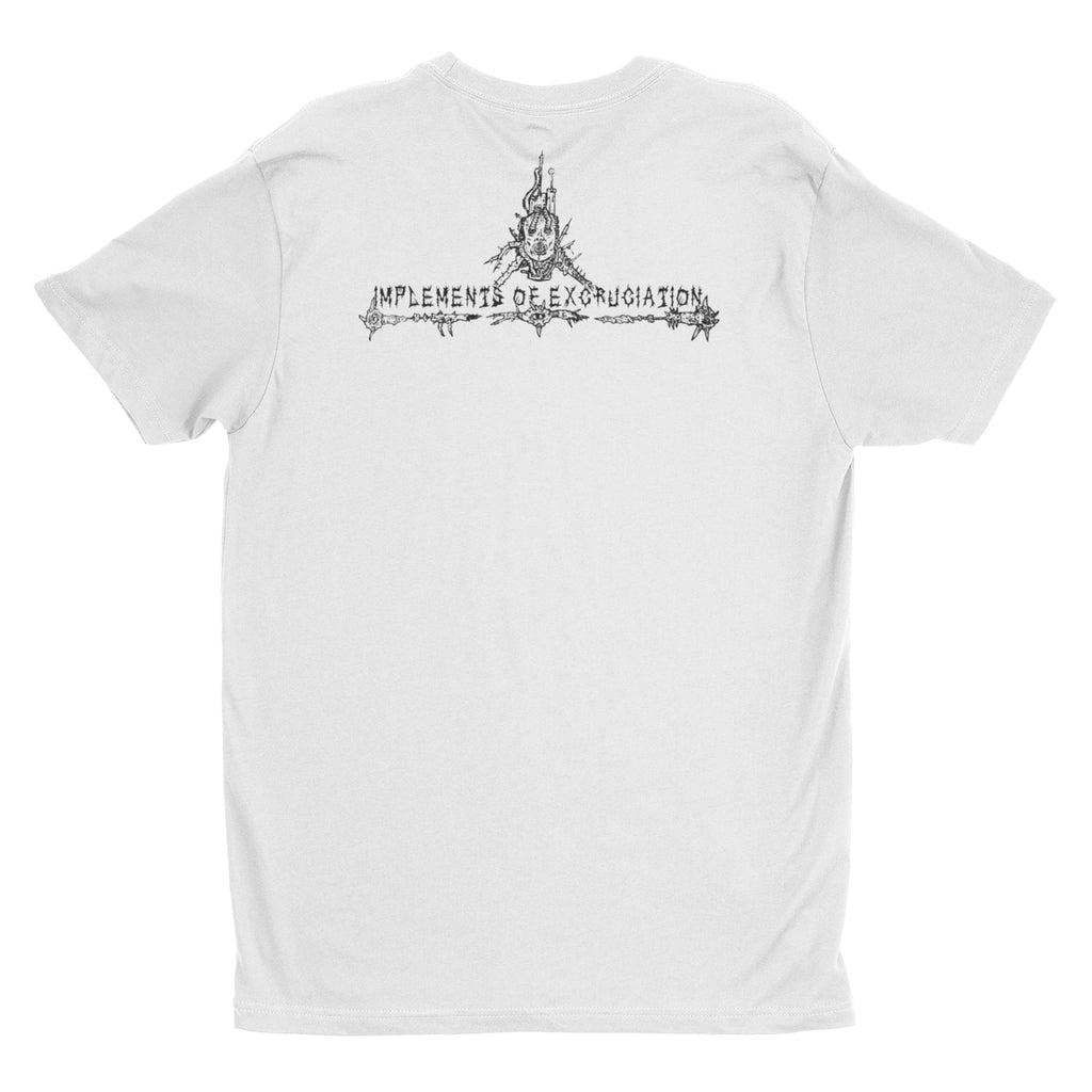 Warp Chamber - Implements Of Excruciation White t-shirt Hoodie, Sweatshirt | CoreVibeTees.com (Image 3)