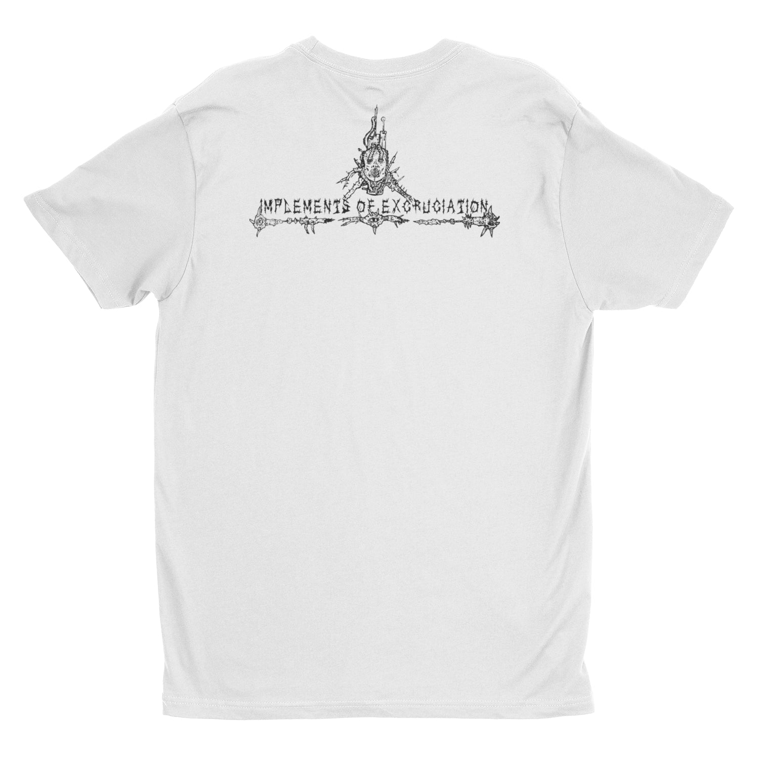 Warp Chamber - Implements Of Excruciation White t-shirt Hoodie, Sweatshirt | CoreVibeTees.com (Image 3)