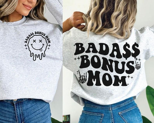 Badass Bonus Mom Shirt, badass bonus mom Shirt, trendy bonus mom Shirt, trending mom Shirt
