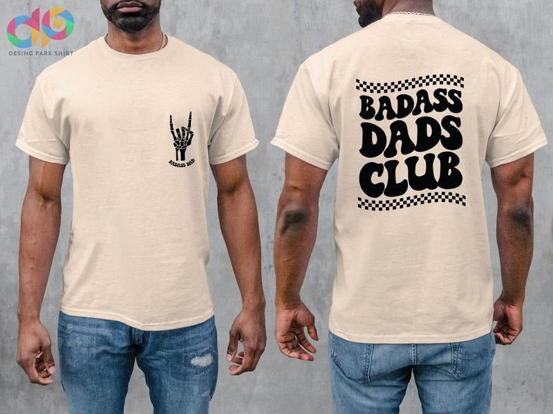 Badass Dads Club Shirt, Badass Dad Tshirt, Dad Skeleton Hand Shirt, Trendy Dad Shirt, Cool Dad Shirt, Cool Dads Club Sweatshirt, Fathers Day Gift From Son, Dad Birthday Gift