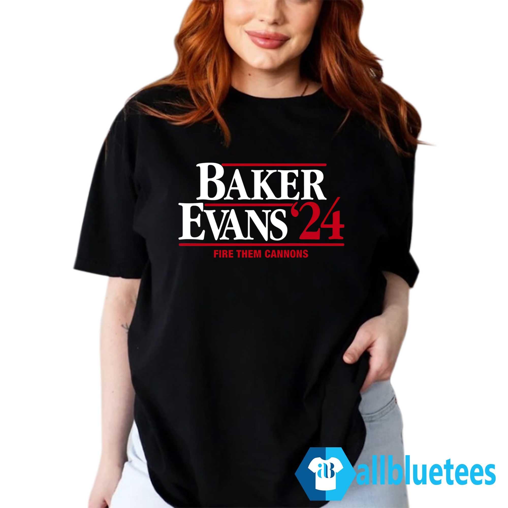 Baker Evans ’24 Fire Them Cannons Shirt