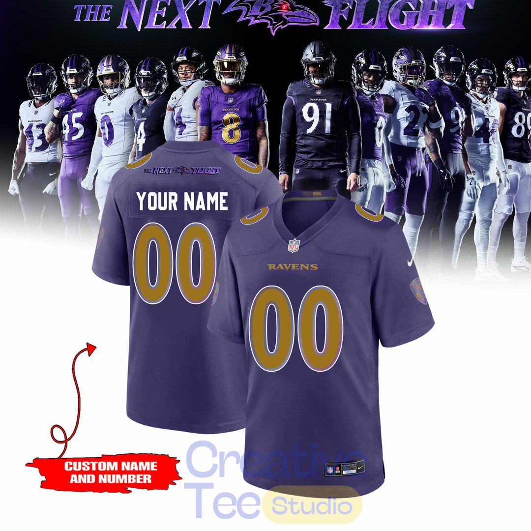 Baltimore Ravens “The Next Flight” Football Jersey