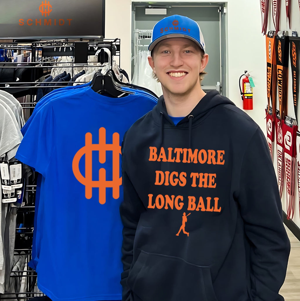Baltimore digs the long ball baseball shirt