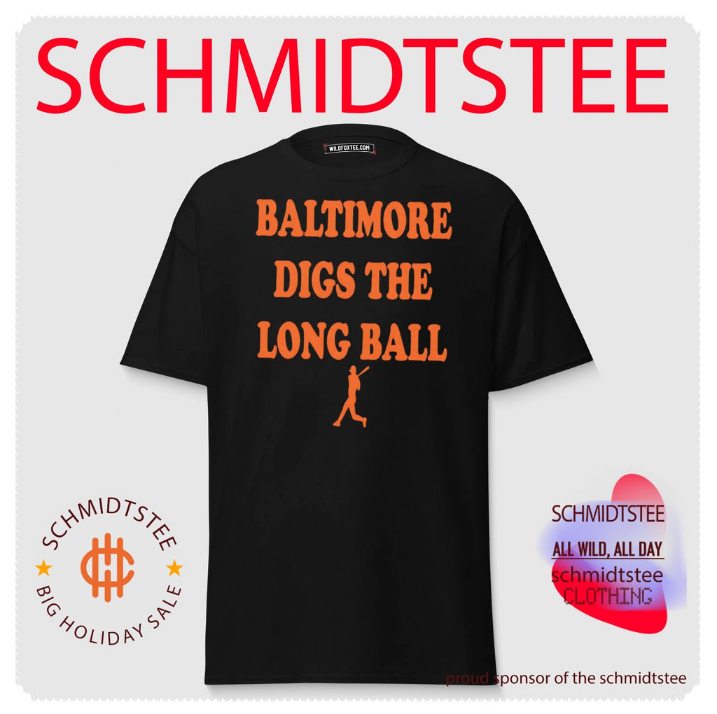 Baltimore digs the long ball baseball shirt